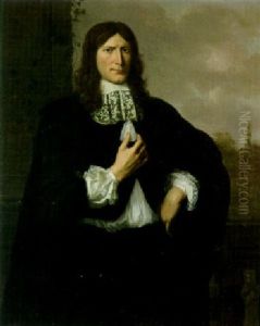 Portrait Of A Gentleman, (guillaume De Vicq?), Three-quarter Length, In A Doublet, On A Balcony Portrait Of A Gentleman, (guillaume De Vicq?), Three-quarter Length, In A Doublet, On A Balcony