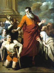 Saint Paul Healing The Sick At Lystra by Karel Dujardin