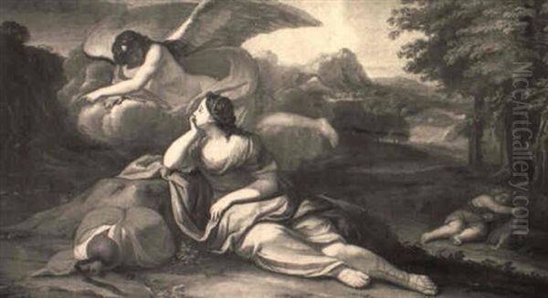 The Angel Appearing To Hagar In The Desert - view 1