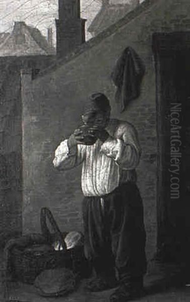 The Milk Drinker - view 1