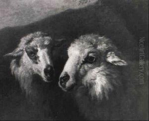 A Study Of Sheep by Karel Dujardin