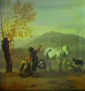 Scene Pastorale by Karel Dujardin