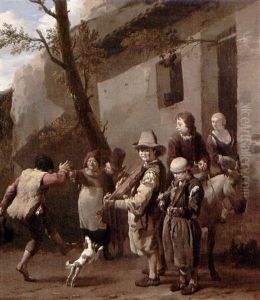 The Travelling Musicians by Karel Dujardin