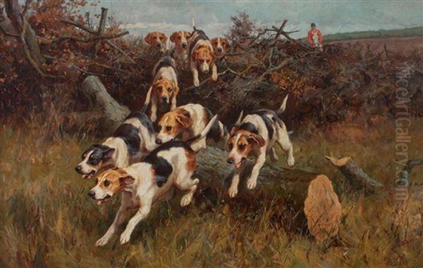 Hunting Scenes With Hounds Each - view 1
