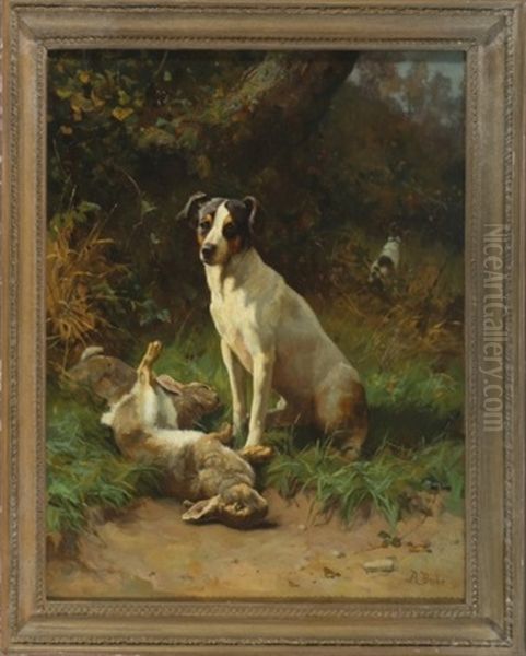 Untitled, Terrier With Dead Hares - view 1