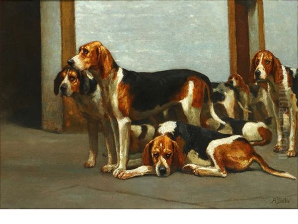 Hounds In The Kennel - view 1
