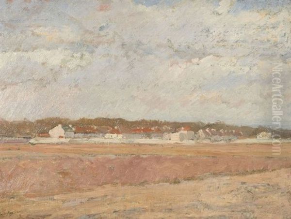 Vue D'un Village Aux Toits Rouges - view 1