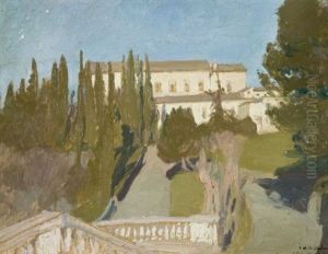 San Salvator Del Monte A Florence by Charles-Marie Dulac