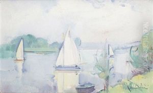 Regates A Triel Sur Seine by Guillaume Dulac