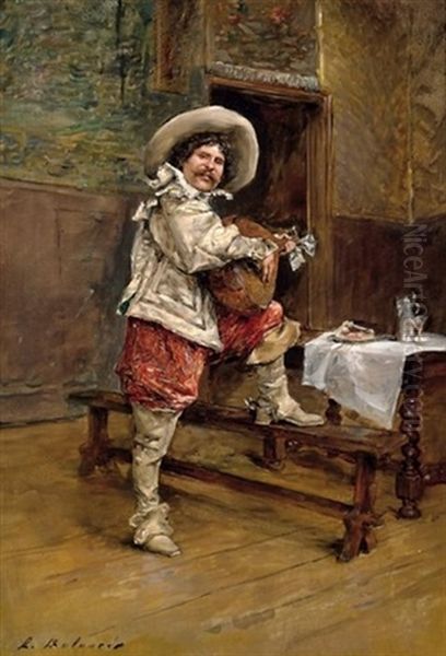 Musizierender Landsknecht - view 1