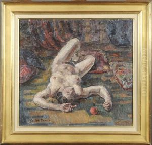 Nu A La Pomme by Gaetan Dumas