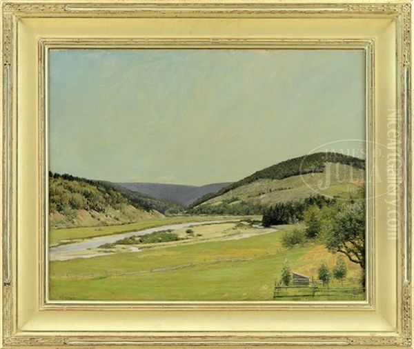 The Margaree River Valley - view 1