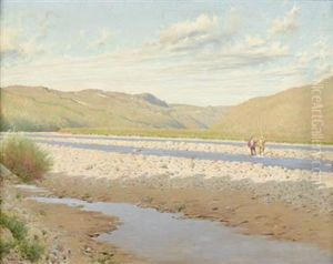 Fishermen With Their Catch by Frank Vincent Dumond