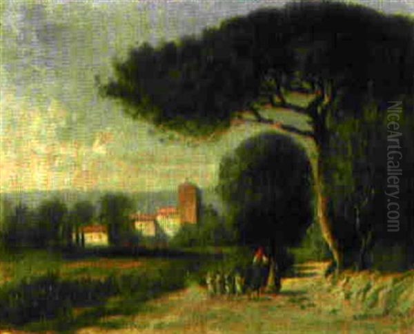 Ziegenherde Auf Weg Bei St. Raphael - view 1