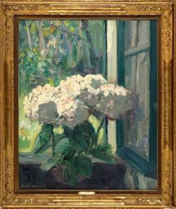 Bouquet D'hortensias by Henri Dumont