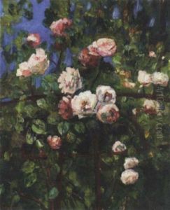 Les Belles Roses by Henri Dumont