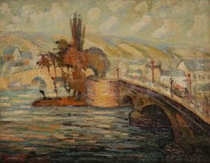 Rouen, Le Pont Corneille by Pierre Dumont