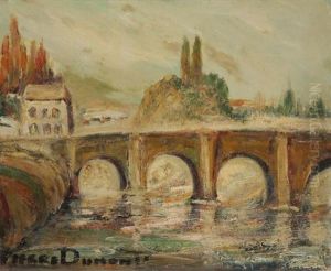 Pont Sur La Riviere by Pierre Dumont