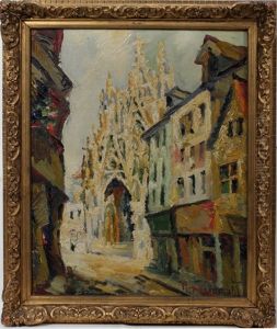 Cathedral Scene by Pierre Dumont