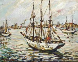 Le Port De Bordeaux by Pierre Dumont