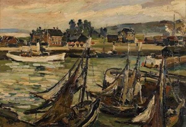 Honfleur, Bateaux A Quai - view 1