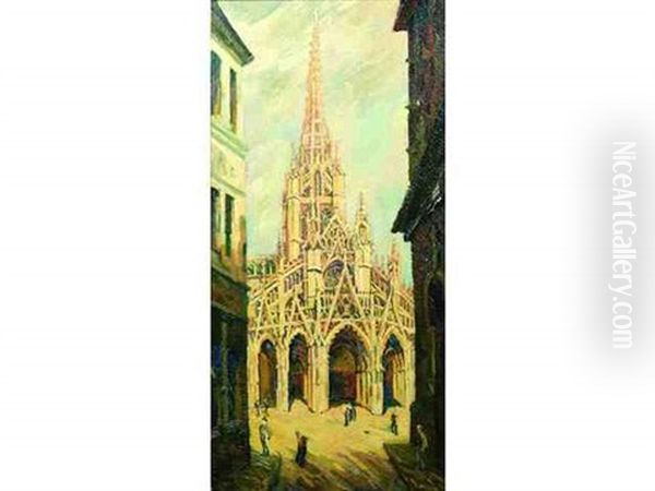 Eglise Saint-maclou Facade Ouest, Rouen - view 1
