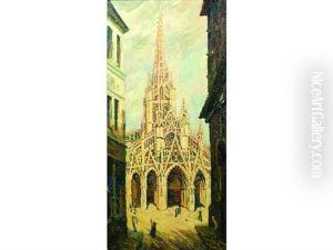 Eglise Saint-maclou Facade Ouest, Rouen by Pierre Dumont