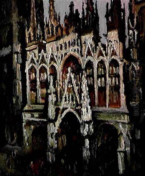 Basilique Saint Maclou A Rouen - view 1
