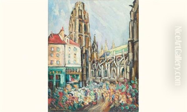 Le Marche Aux Fleurs A Rouen - view 1