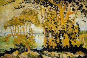 Paysage Cotier Aux Grands Arbres Paysage Cotier Aux Grands Arbres