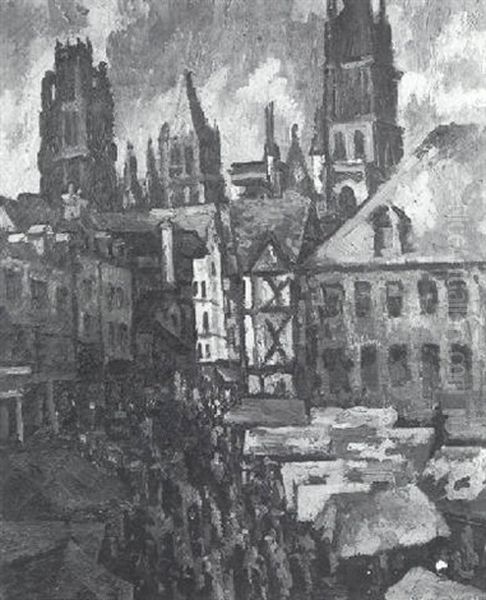 Le Vieux Marche A Rouen - view 1