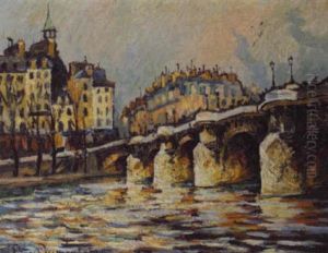 La Seine Au Pont-neuf by Pierre Dumont
