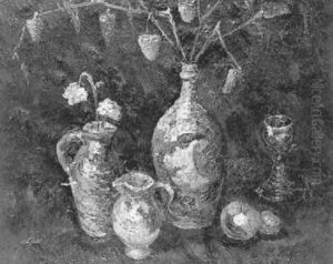 Nature Morte Au Bouquet De Piments