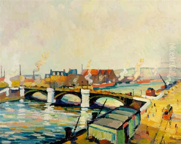 Vue Du Pont Boeldieu A Rouen - view 1