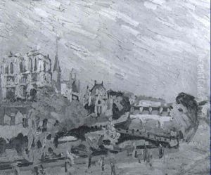 Notre-dame Vue Des Quais by Pierre Dumont