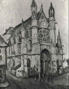 L'eglise De Vernon by Pierre Dumont