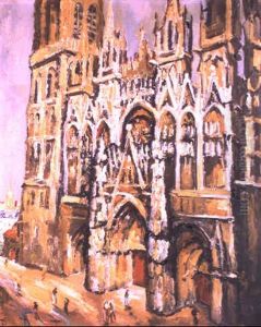 La Cathedrale Notre Dame, A Rouen by Pierre Dumont
