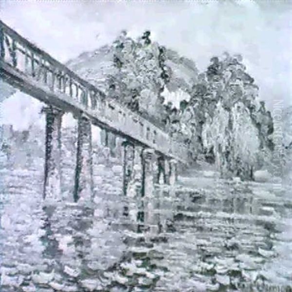 Le Pont Sur La Riviere - view 1