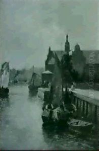 Hafen Von Kopenhagen by Pierre Dumont