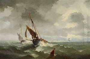 Skibe I Hoj So by Saltiano Dumouchel