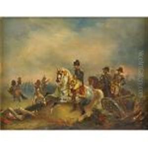 Napoleon Bonaparte On Horseback Post-battle