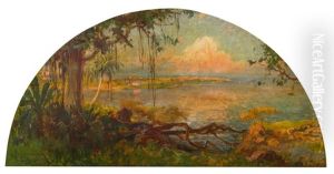 Vue De La Baie De Rio by Louis Dumoulin