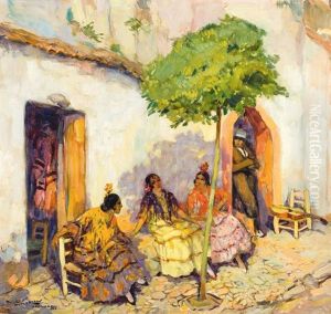 La Sieste Des Danseurs De Flamenco, Grenade by Romeo Dumoulin