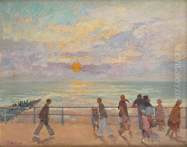 Coucher De Soleil Sur La Mer - view 1