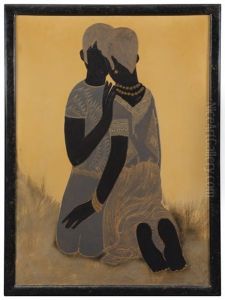 Deux Figures A Genoux