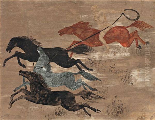 Taming The Horse (study) - view 1