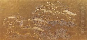 La Conquete Du Cheval by Jean Dunand