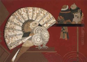 Colombes Et Oiseaux by Jean Dunand