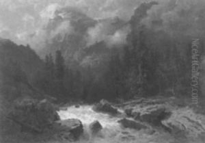 Landschaft In Den Schweizer Alpen by Jacques Dunant