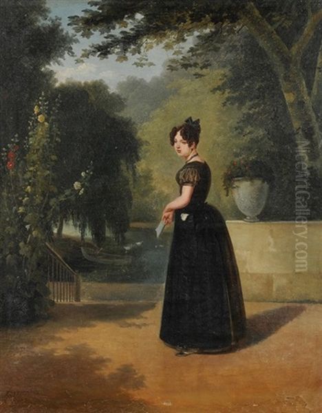 Junge Frau Im Park - view 1